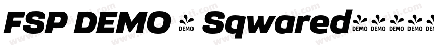 FSP DEMO - Sqwared字体转换